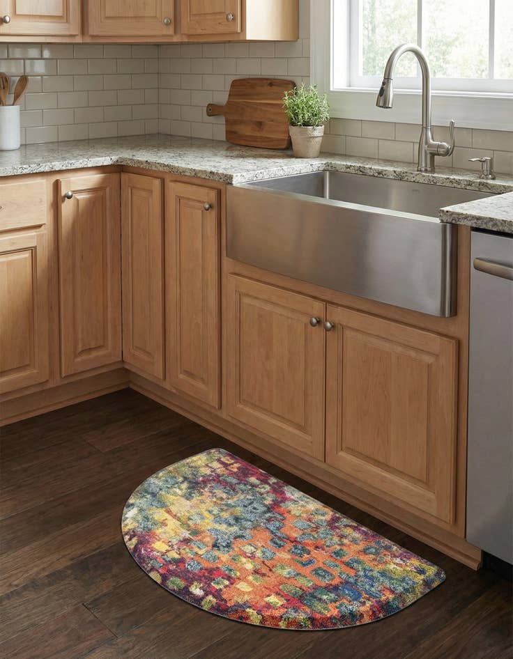 Detail image of 2' x 3' Abstract Comfort Mat Hearth