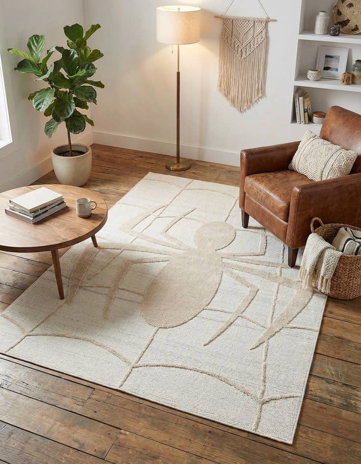 Detail image of 5' x 7' 7  Washable  Indoor / Outdoor Rug