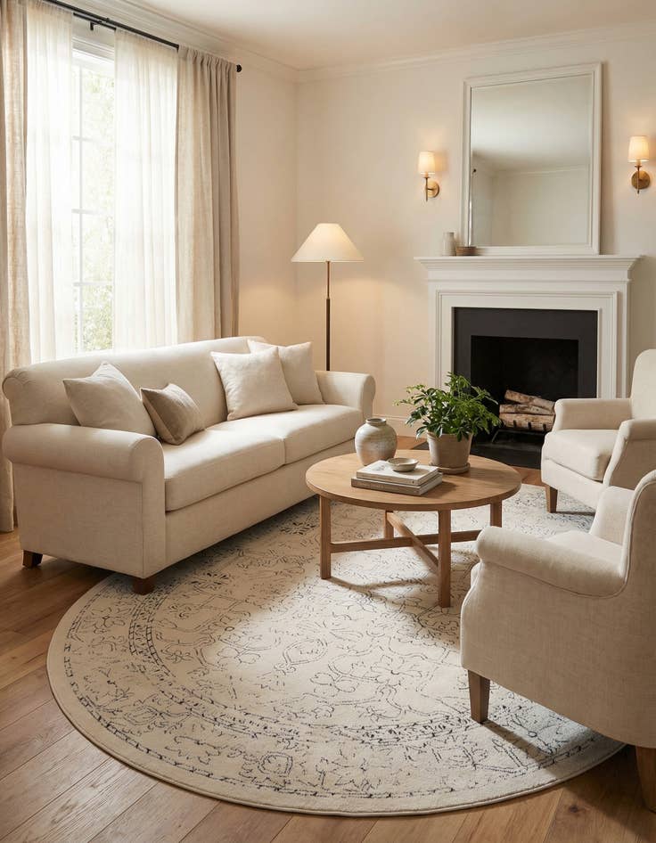 Detail image of  7' 10 x 10' Isabella Oval Rug