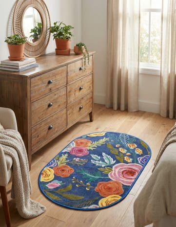 2' x 3' Blossom Oval Rug