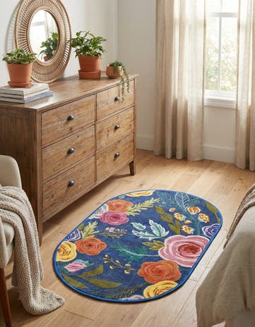 2' x 3' Blossom Oval Rug