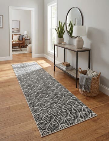 2' x 8' Eco Trellis Runner Rug