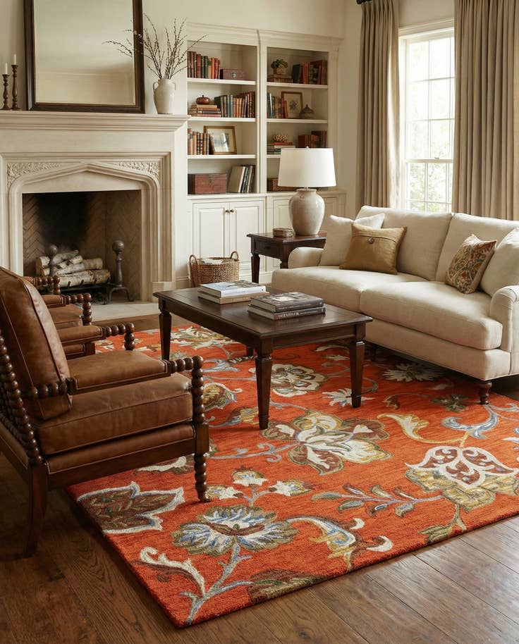 Detail image of 8' x 10' Agra Rug