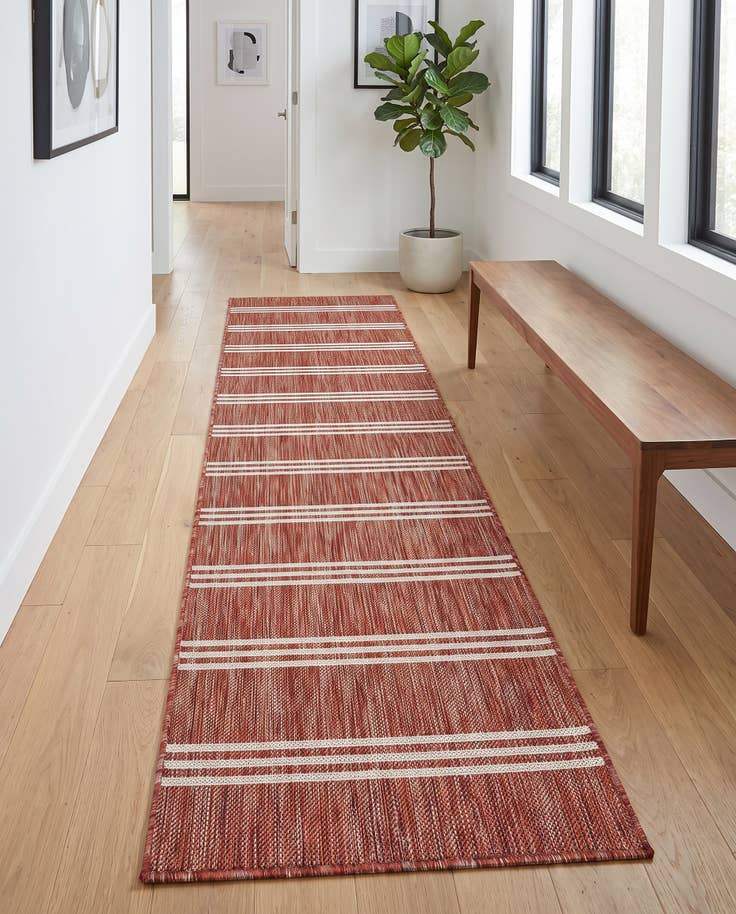 Detail image of 2' x 8' Easy-Clean Jill Zarin Anguilla Indoor / Outdoor Runner Rug