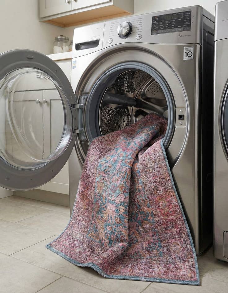 Detail image of  5' 3 x 8'  Washable Mangata Rug