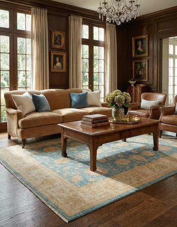 5' 9 x 7' 6 Ziegler Wool Rug