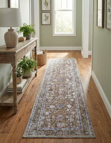 2' x 8' Washable Yara Runner Rug