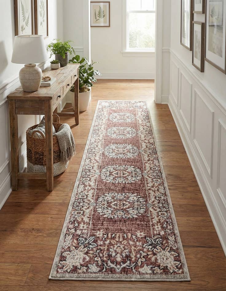 Detail image of  2' x 8' Eco Traditional Runner Rug