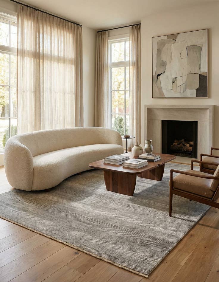 Detail image of 8' 2 x 10' Kamla Wool Rug