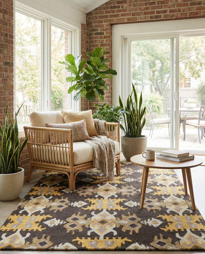 5' x 8' Luna Wool Rug