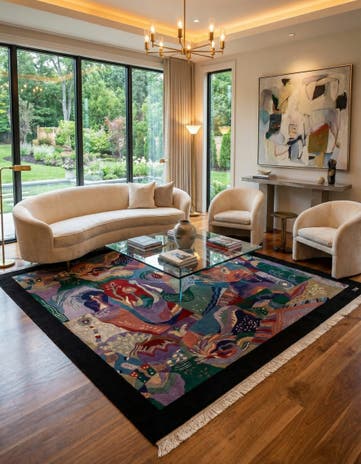 6' 11 x 7' 1 Terra Nova Square Rug