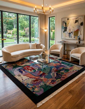 6' 11 x 7' 1 Terra Nova Square Rug