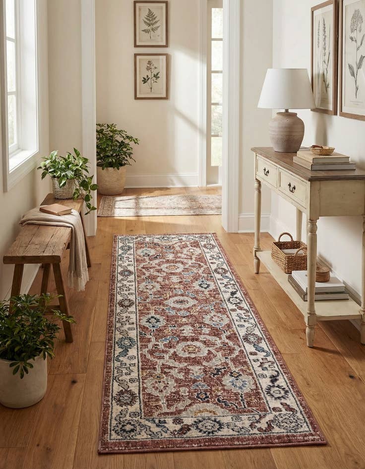 Detail image of 2' x 6' Eco Traditional Runner Rug