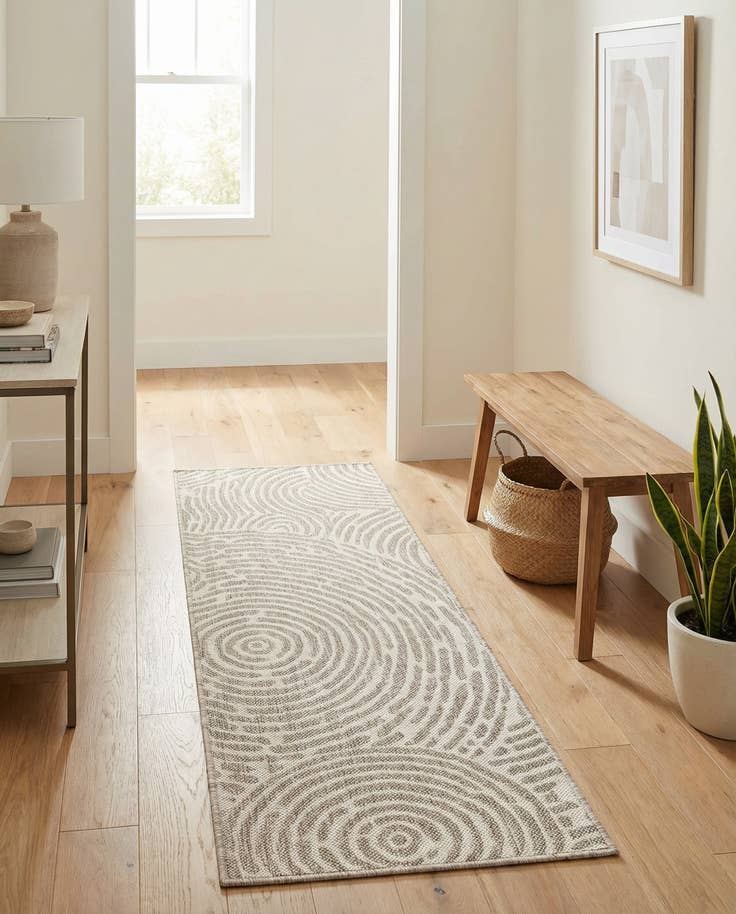 Detail image of 2' x 5' 3 Easy-Clean Modern Indoor / Outdoor Runner Rug