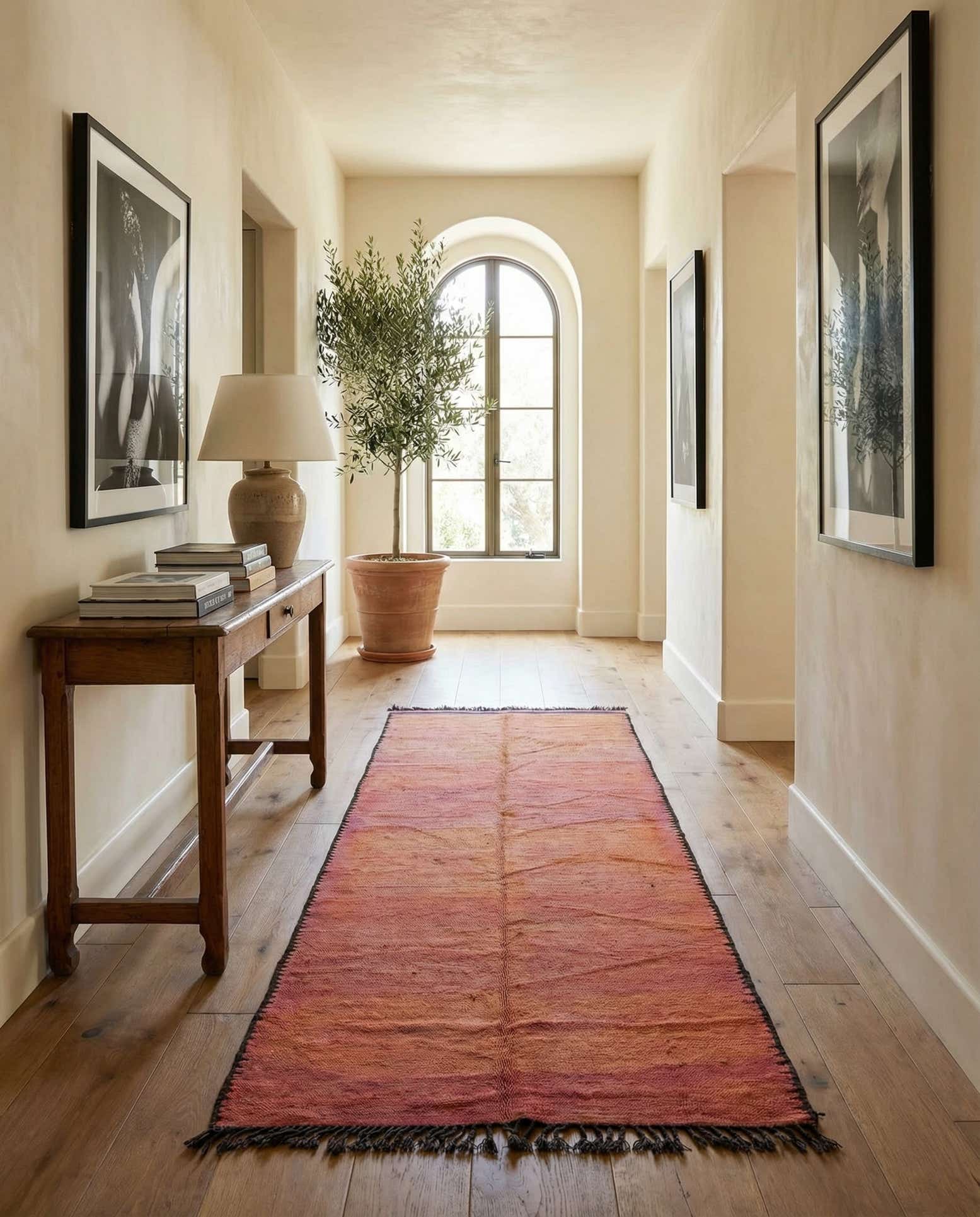 6' 2 x 13' 2 Hand Knotted Moroccan Wool Runner Rug