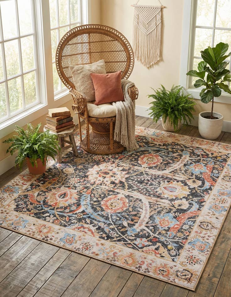 Detail image of 7' 10 x 7' 10 Timeless Square Rug