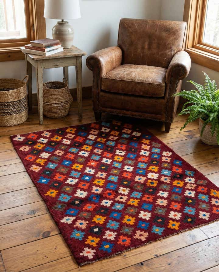 3' x 4' Hand Knotted Balouch Wool Rug