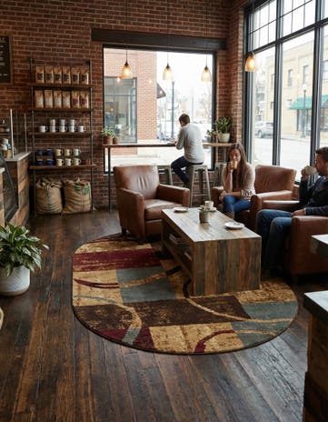 Cafe Oval Rug