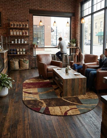 Cafe Oval Rug