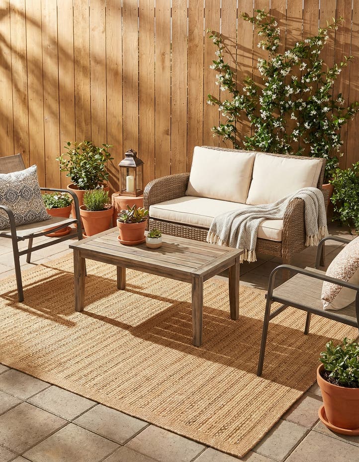 6' x 9' Easy-Clean Border Indoor / Outdoor...