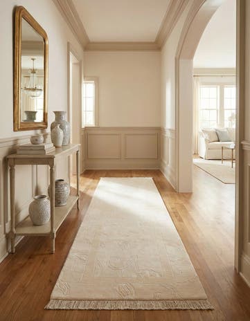 3' x 9' 9 Hand Knotted Darya Wool Runner Rug