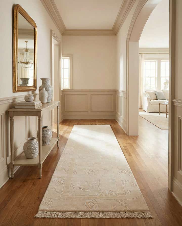 3' x 9' 9 Hand Knotted Darya Wool Runner Rug