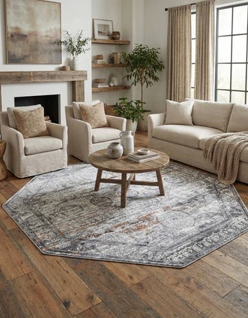 7' 10 x 7' 10 Finsbury Octagon Rug