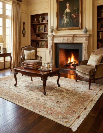 5' x 6' 11 Tabriz Rug