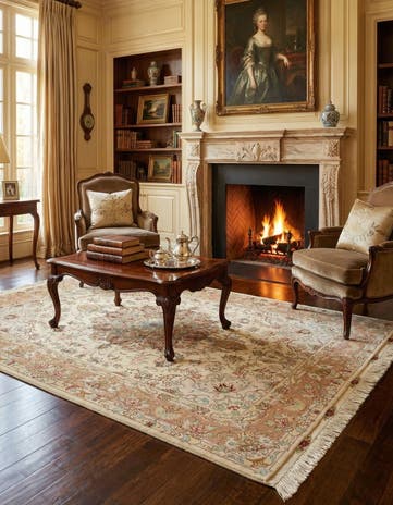 5' x 6' 11 Tabriz Rug
