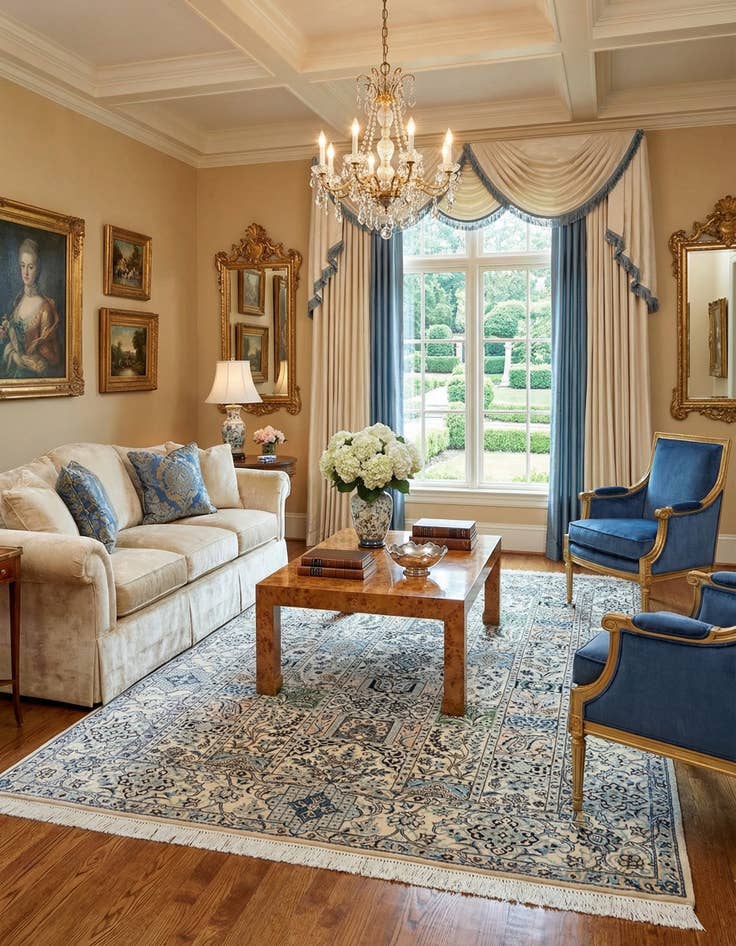 Detail image of 5' x 8' Nain Rug