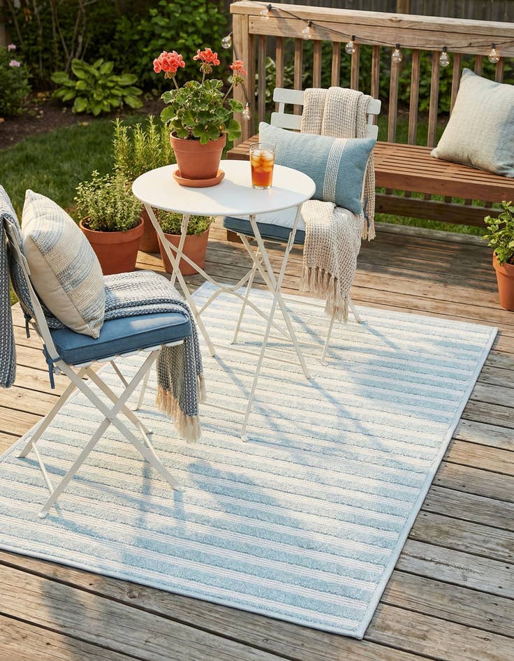 Detail image of 2' x 3'  Washable Sabrina Soto Indoor / Outdoor Rug