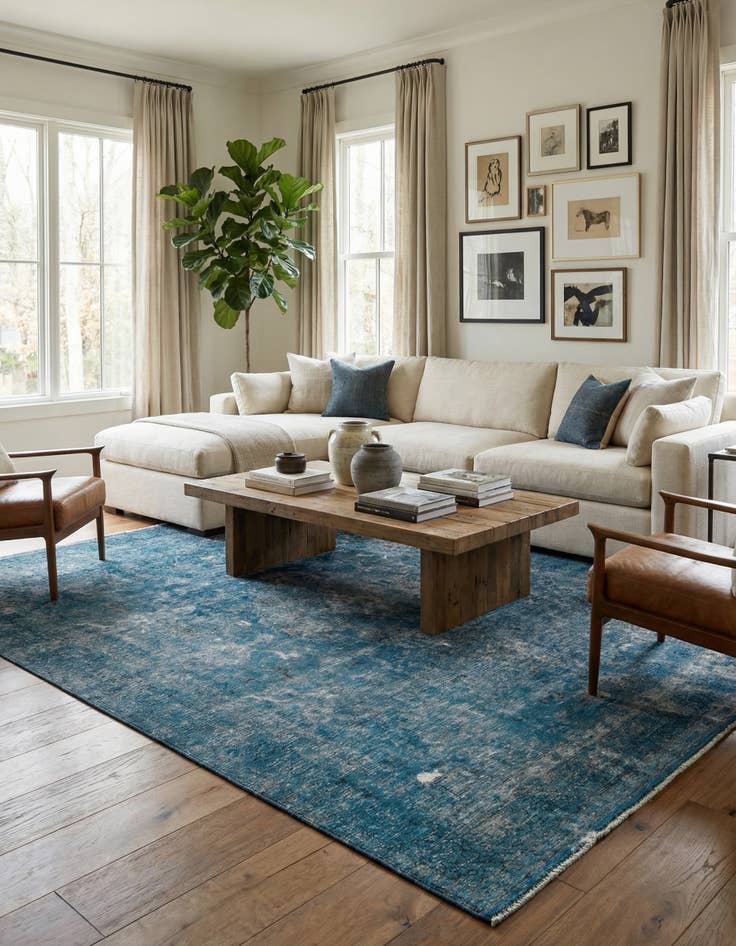 Detail image of 8' 1 x 11' 2  Hand Knotted Ultra Vintage Persian Wool Rug