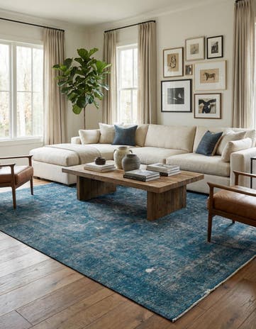 8' 1 x 11' 2 Hand Knotted Ultra Vintage Persian Wool Rug