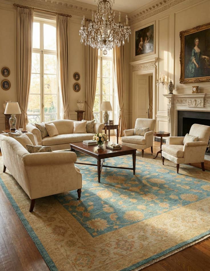 Detail image of 9' x 11' 11 Kaizar Wool Rug