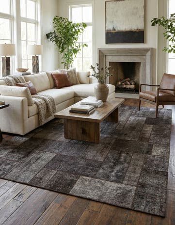 8' 6 x 10' 3 Hand Knotted Ultra Vintage Persian Wool Rug