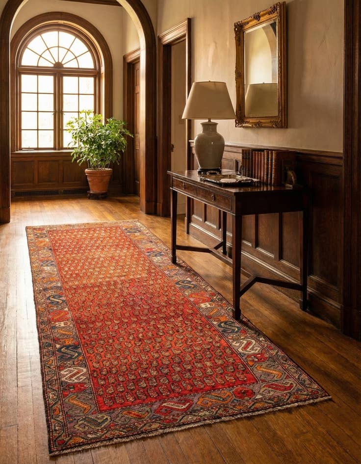 Detail image of 3' 5 x 10' Malayer Rug