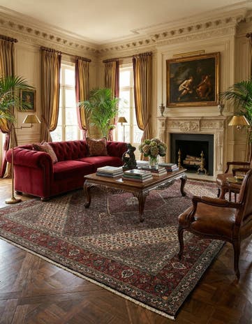 9' 10 x 12' 4 Tabriz Mahi Rug