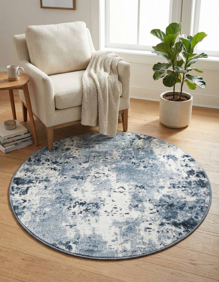 Detail image of 3' x 3' Aurora Round Rug