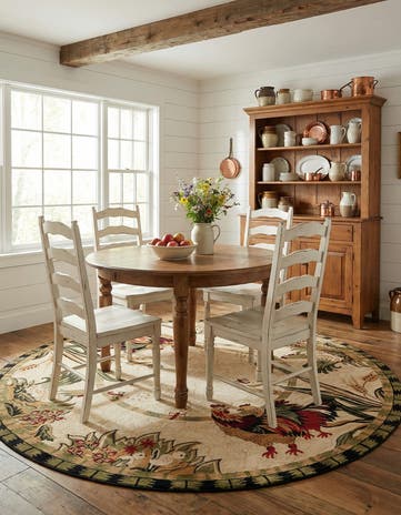 10' x 10' Pastoral Round Rug