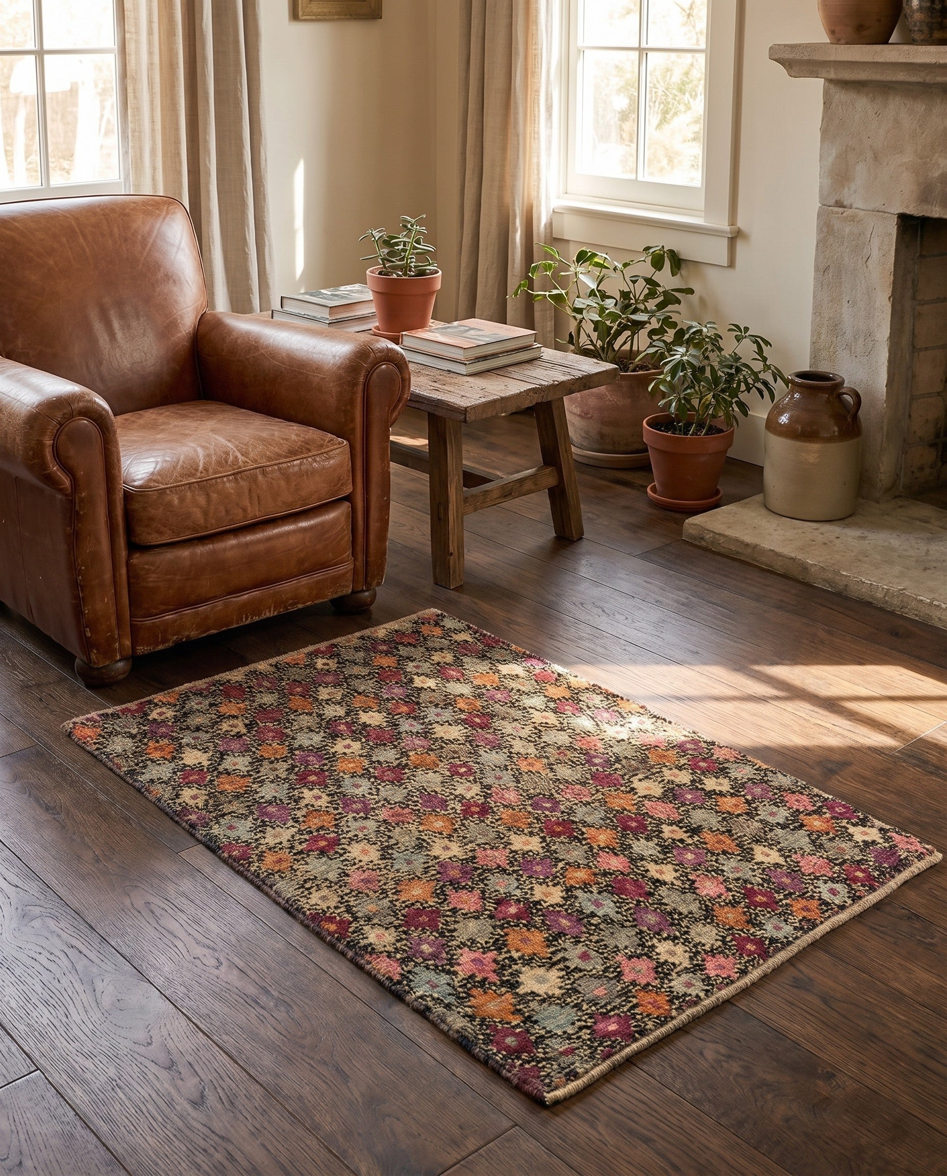 2' 9 x 4' Hand Knotted Balouch Wool Rug