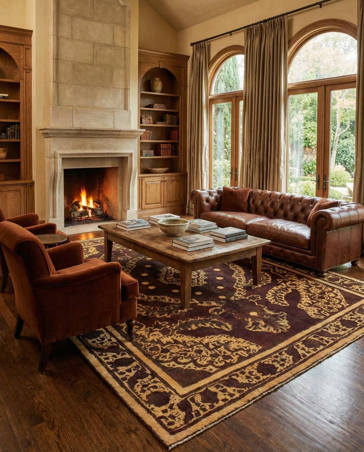Detail image of 9' 7 x 12' 4 Hand Knotted Ultra Vintage Persian Wool Rug