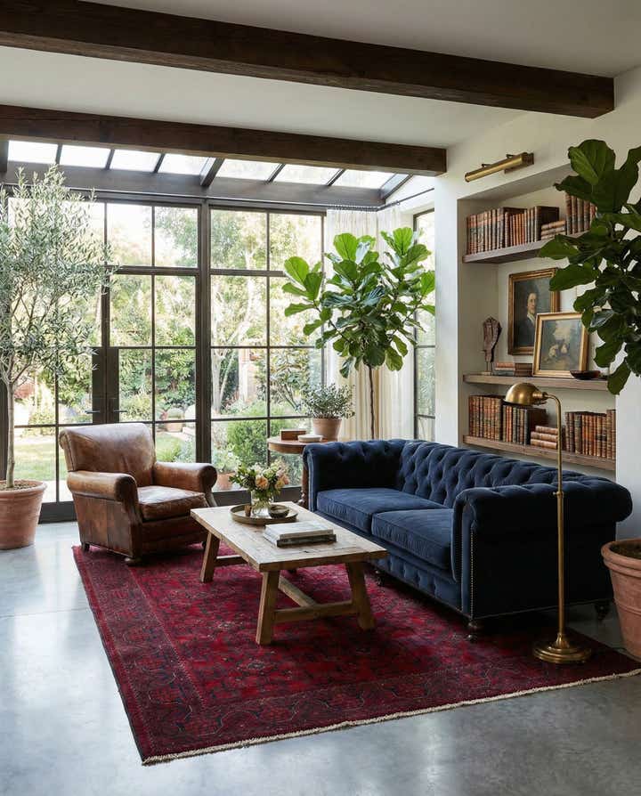 6' 6 x 9' 7 Hand Knotted Khal Mohammadi Wool Rug