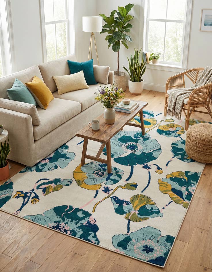 Detail image of 9' x 12' Bloom Rug