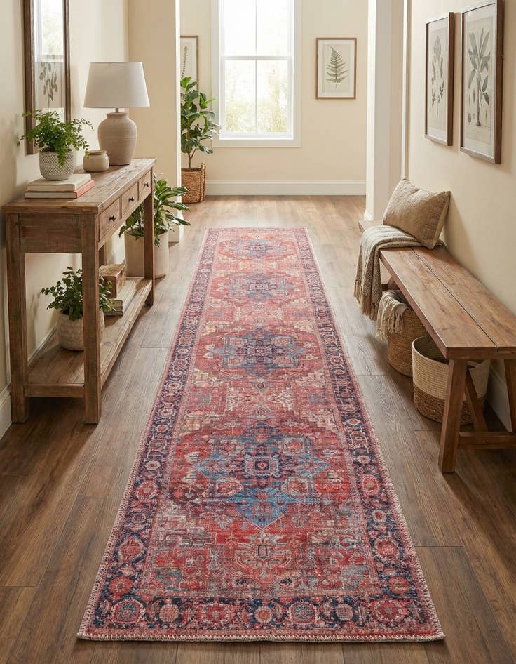 Detail image of  2' x 10'  Washable Maahru Runner Rug