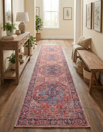 2' x 10' Washable Maahru Runner Rug