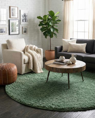  10' 2 x 10' 2 Everyday Shag Round Rug