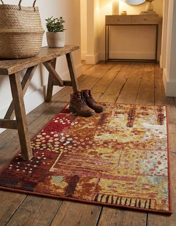 Easy-Clean Modern Indoor / Outdoor Rug