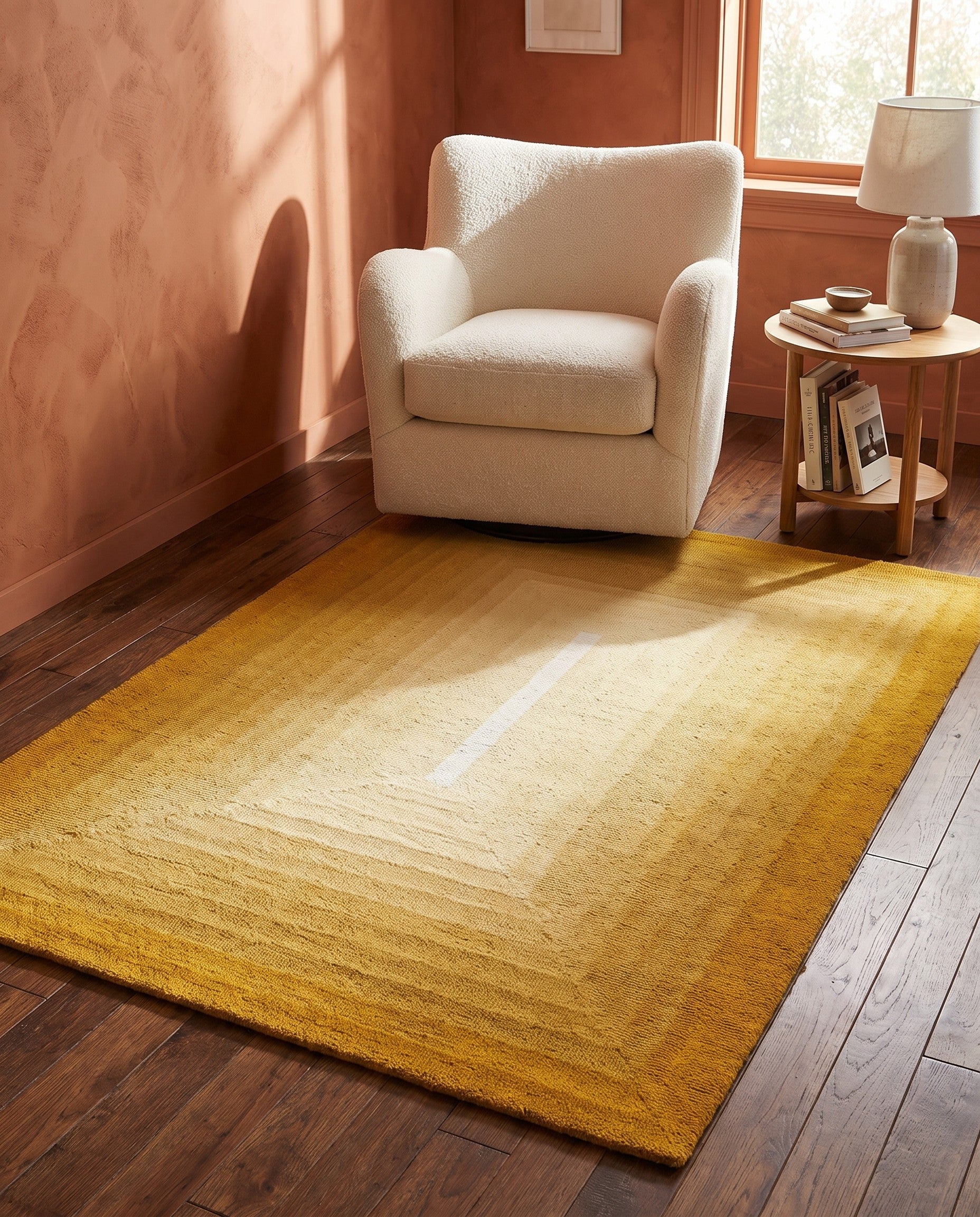 4' 1 x 6' 1 Ombre Wool Rug