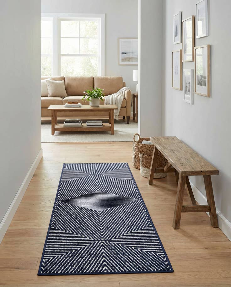 Detail image of 2' x 6' Easy-Clean Sabrina Soto Indoor / Outdoor Runner Rug