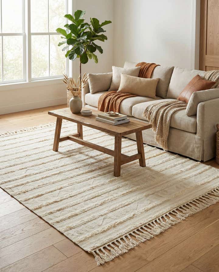 8' x 11' Hand Woven Arizona Wool Rug